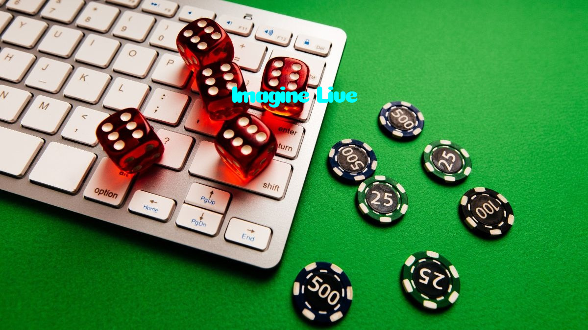 Imagine Live casino presented on mobile device in Pakistan with slots and live games