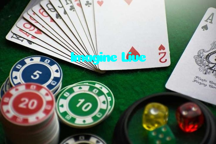 Imagine Live casino presented on mobile device in Pakistan with slots and live games