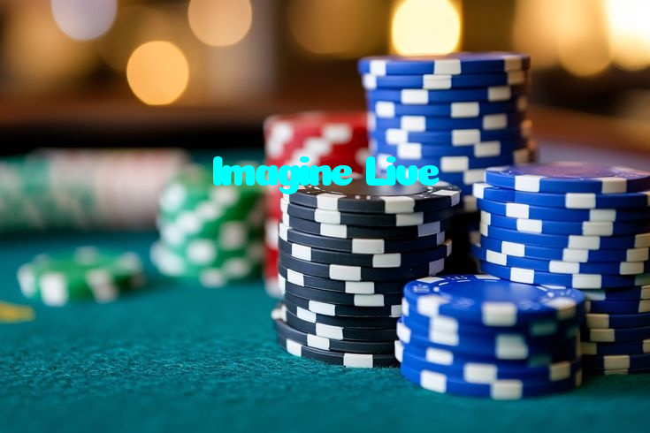 Imagine Live casino presented on mobile device in Pakistan with slots and live games